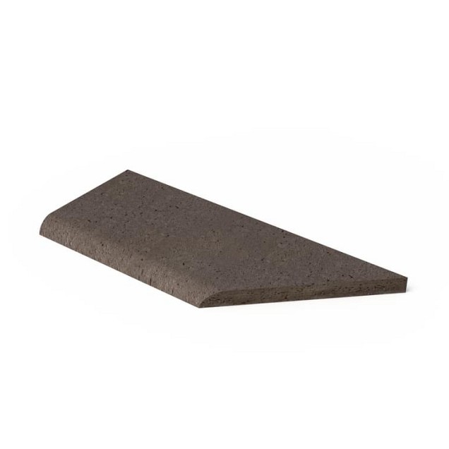 Schellevis Oudhollandse zwembadrand hoek links taupe 100/60x40x5 cm. ~