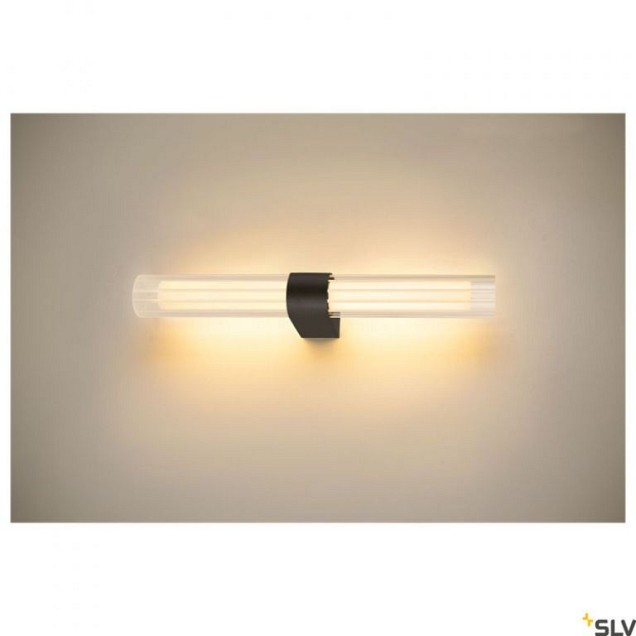 LYGANT double zwart 2xLED 3000K ~