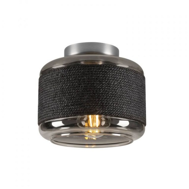 PANTILO ROPE 19 wand/plafond cilind. zilver 1xE27 ~