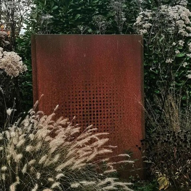 CorTen paneel figuur 3 (BxDxH) 110x5x180 cm. (2 mm.) ~
