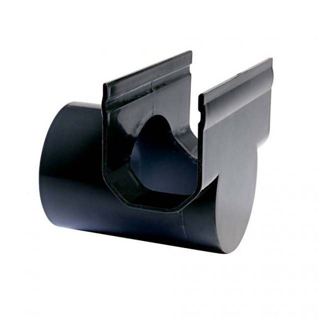 Luxury Drain koppelstuk met zijuitloop Ø75 mm. ~