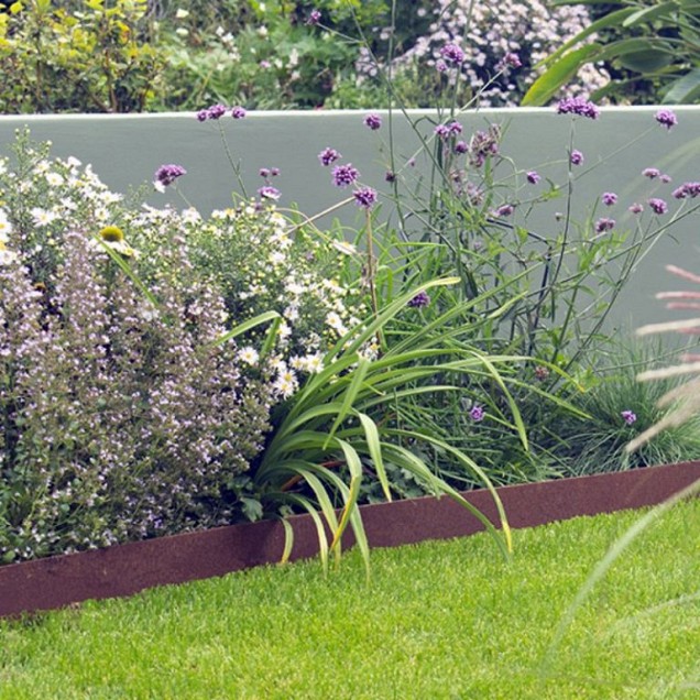 Mevosteel Rolled Top Pro 8 mm. CorTen 225x15 cm. ~