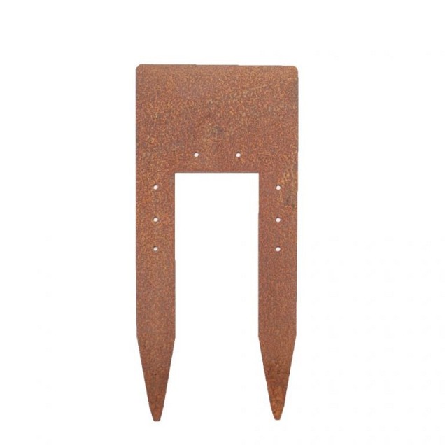 Mevosteel U-vormige koppelpen CorTen 30 cm. ~