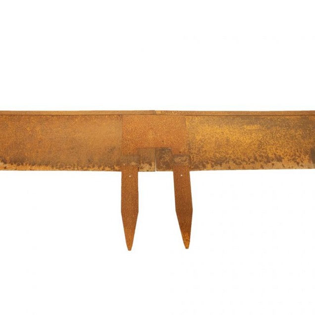 Mevosteel U-vormige koppelpen CorTen 30 cm. ~