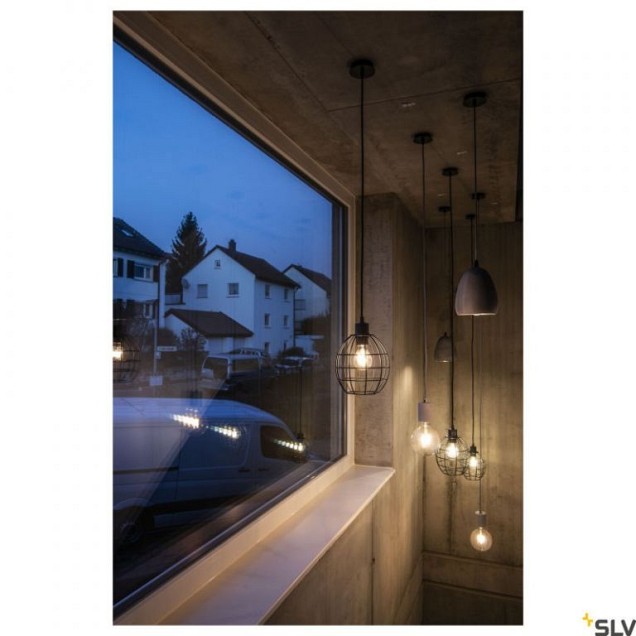 FITU hanglamp 1xE27 zwart ~