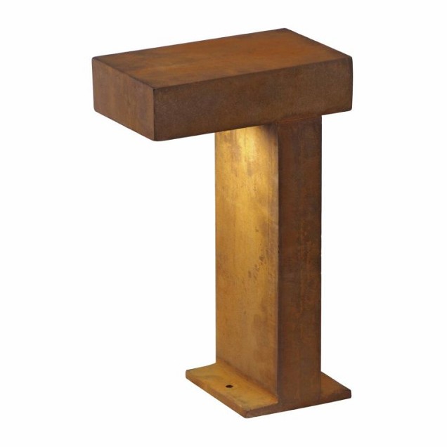 RUSTY PATHLIGHT geroest staal 1xGX53 ~
