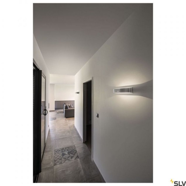 ASSO 300 alu geborsteld 2xLED 3000K ~