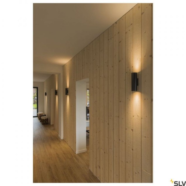 ENOLA_B UP-DOWN zwart 2xGU10 ~