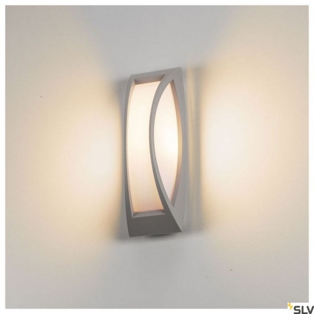 Maridian 2 zilvergrijs 1xE27 ~