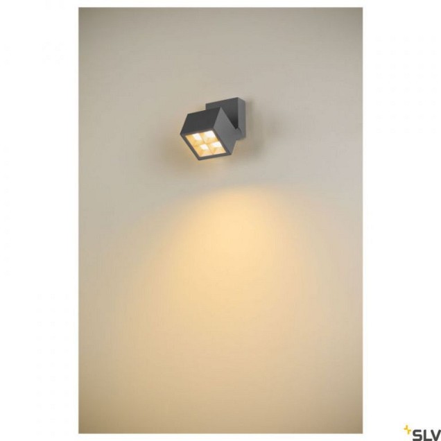 S-CUBE wand/plafond antrac. 1xLED 2700/3000K PHASE ~