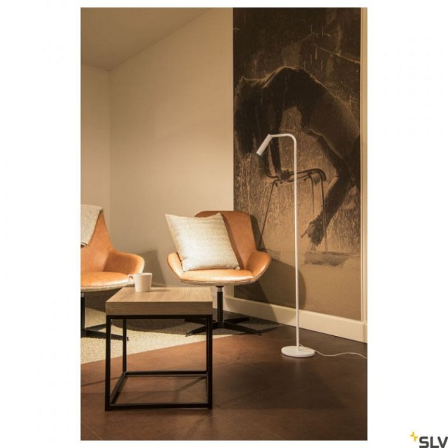 KARPO vloerlamp wit 1xLED 3000K (uitlopend 2025) ~