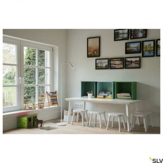 KARPO vloerlamp wit 1xLED 3000K (uitlopend 2025) ~