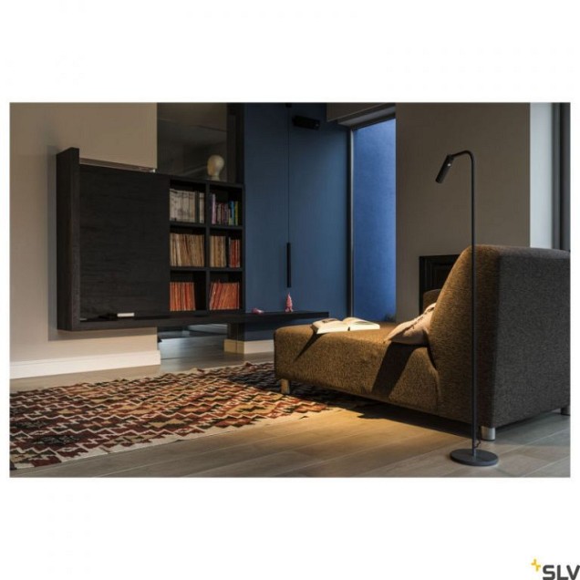 KARPO vloerlamp zwart 1xLED 3000K ~