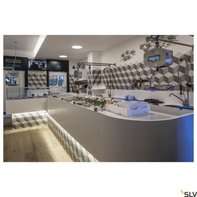 MEDO 40 frameless wit 1xLED 3000/4000K (uitlopend 2024) ~