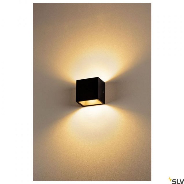 SITRA CUBE wandlamp antraciet 1xLED 3000K ~