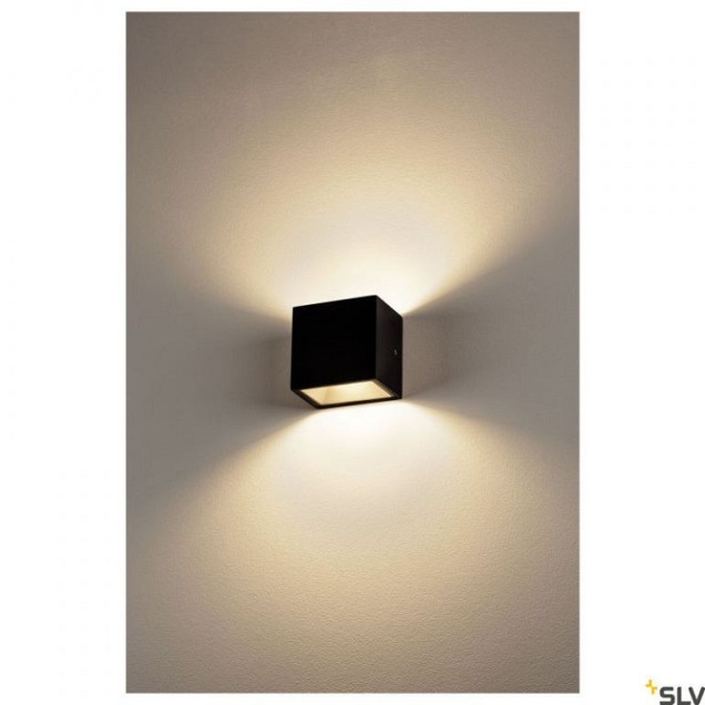 SITRA CUBE wandlamp antraciet 1xLED 3000K ~