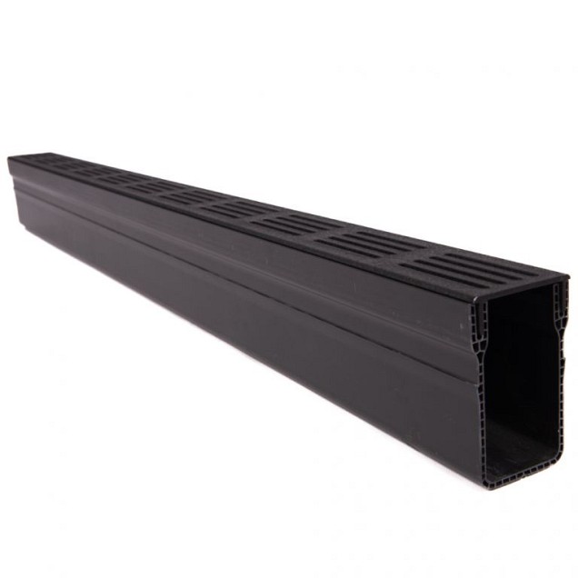 Gardendrain Premium Black Grating los rooster 100x6,5x10 cm. ~