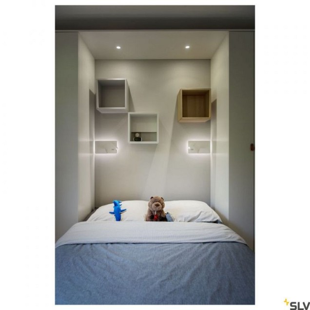 SOMNILA SPOT wit links 1xLED 3000K ~