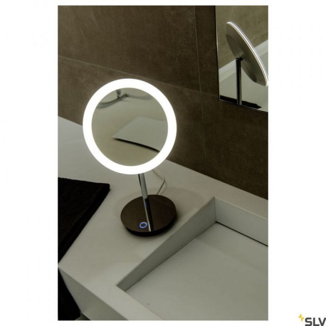MAGANDA tafellamp chroom 1xLED 2700/3000/4000K (uitlopend 2024) ~