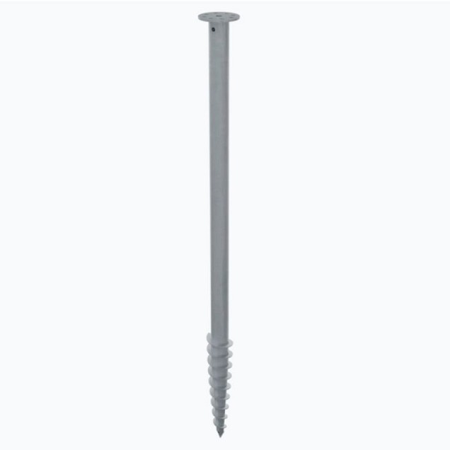 Cobra funderingsschroef Ø 60x1200 mm. vuurverzinkt SPIRAL - Funderingsschroef G-1500 60x1200mm~