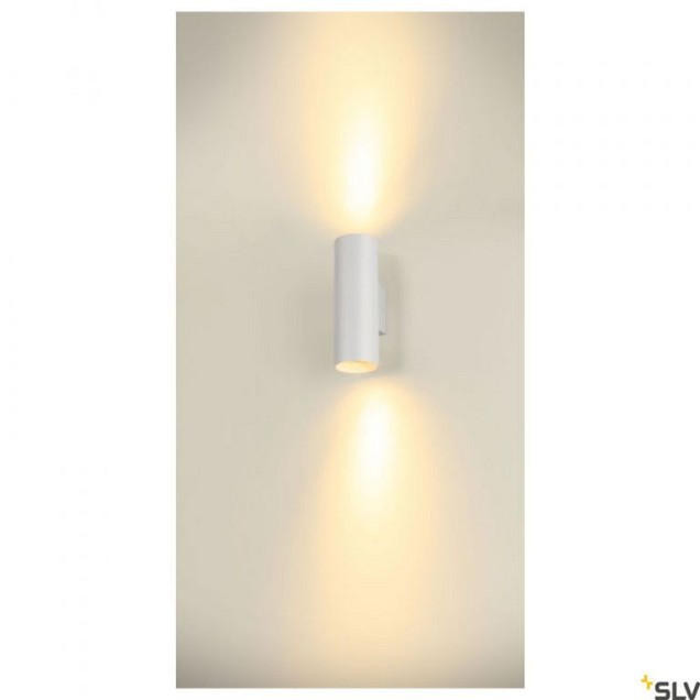 ASTO TUBE wand wit 2xGU10 ~