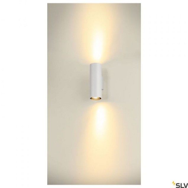 ASTO TUBE wand wit 2xGU10 ~