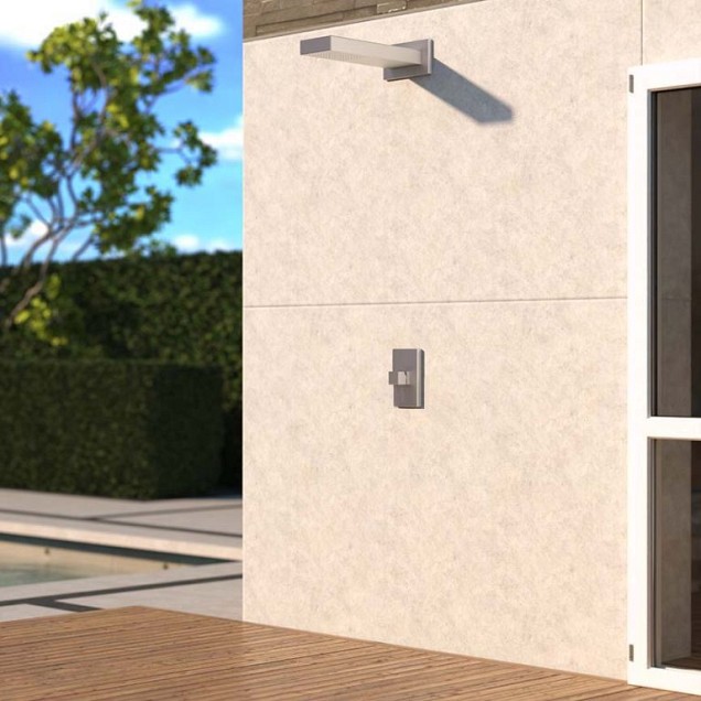 Alto design buiten douche enkele aansluiting ~