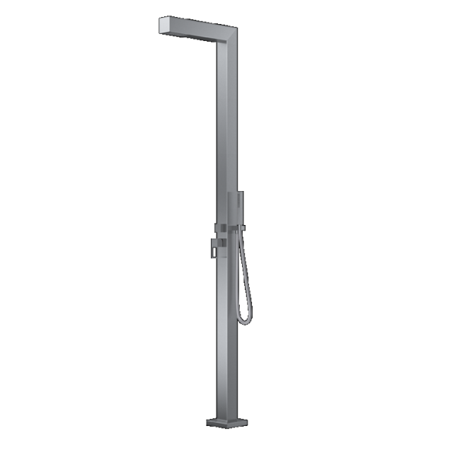 Stratus design buiten douche koud-warm met handdouche ~