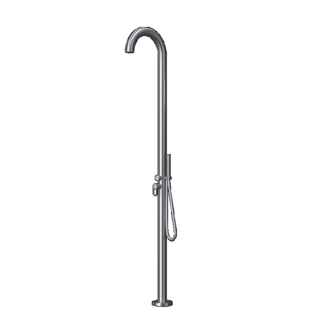 Cumulus design buiten douche koud-warm met handdouche ~
