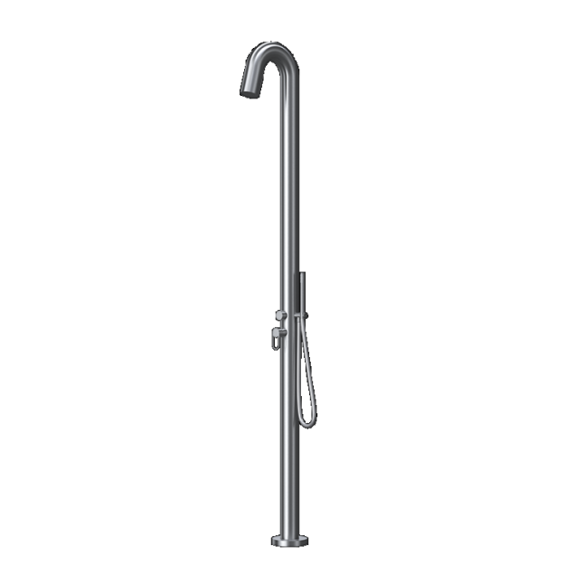 Volutus design buiten douche koud-warm met handdouche ~