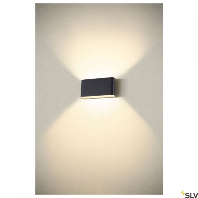 OVAL 18 WL zwart 1xLED 2700/3000K ~