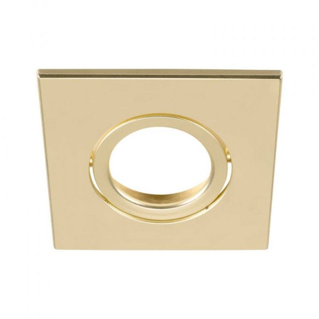 UNIVERSAL DOWNLIGHT afdekking IP20 vierk, goud mat ~