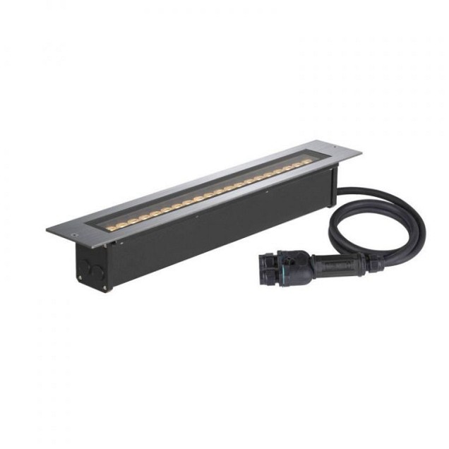 DASAR 600 rvs vierkant 1xLED 3000K IP65/IP67 ~