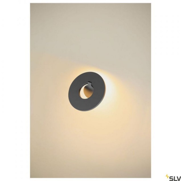 I-RING wand armatuur antraciet 1xLED 3000K ~