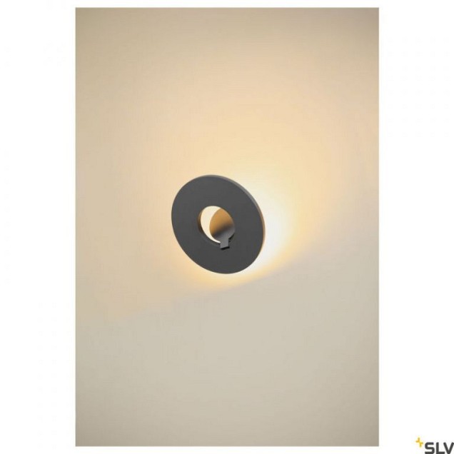 I-RING wand armatuur antraciet 1xLED 3000K ~