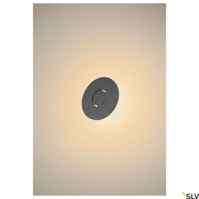 I-RING wand armatuur antraciet 1xLED 3000K ~