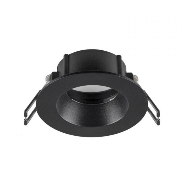 NEW TRIA 68 inbouwring rond IP65 zwart ~