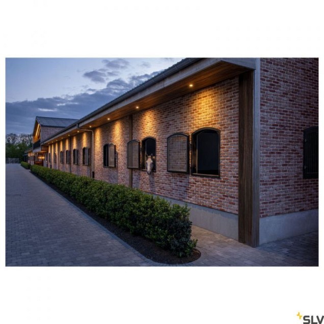 NEW TRIA 68 inbouwring rond IP65 zwart ~