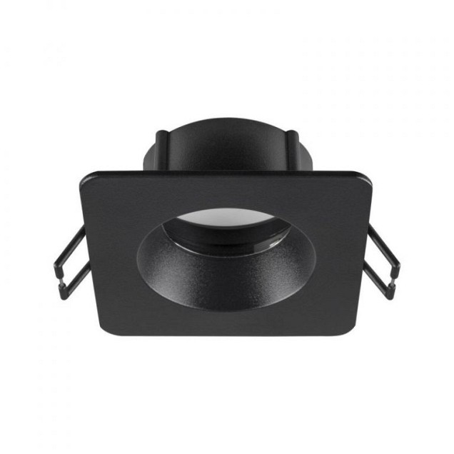 NEW TRIA 68 inbouwring vierkant IP65 zwart ~