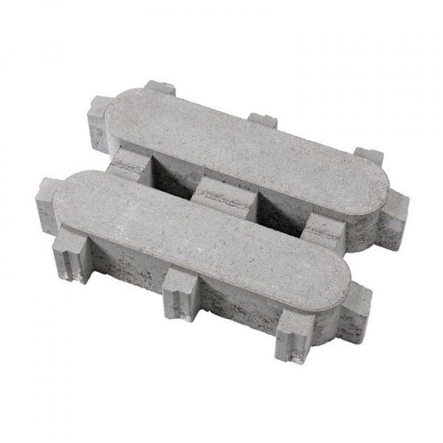 Grasbetontegel Mirum grijs 60x40x12 cm. ~