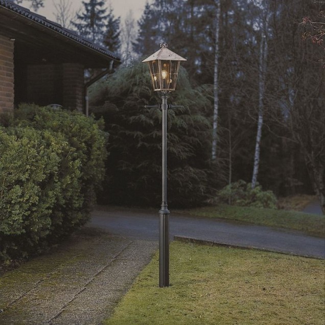 Fenix 230V staand armatuur 1-lichts 58cm excl paal, E27 max 100W ~