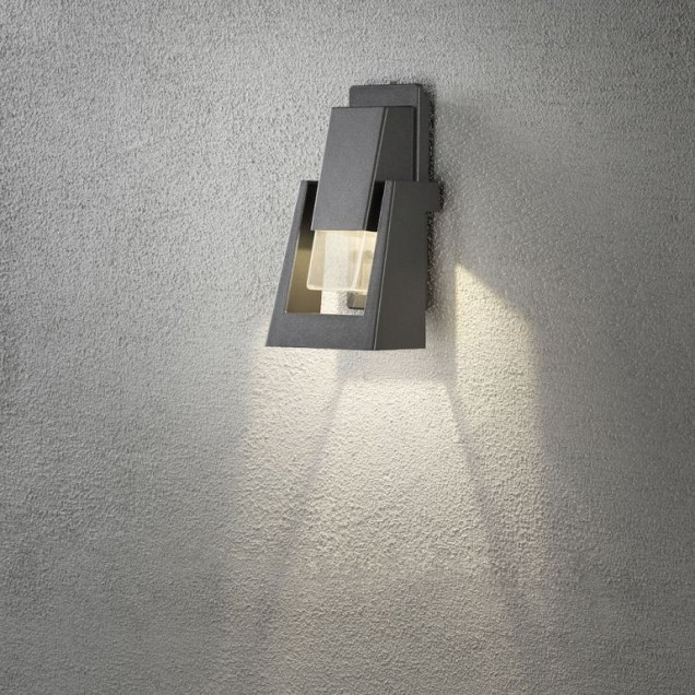 Potenza PowerLED 230V wandarmatuur flush downspot 27cm, 1x 4W ~