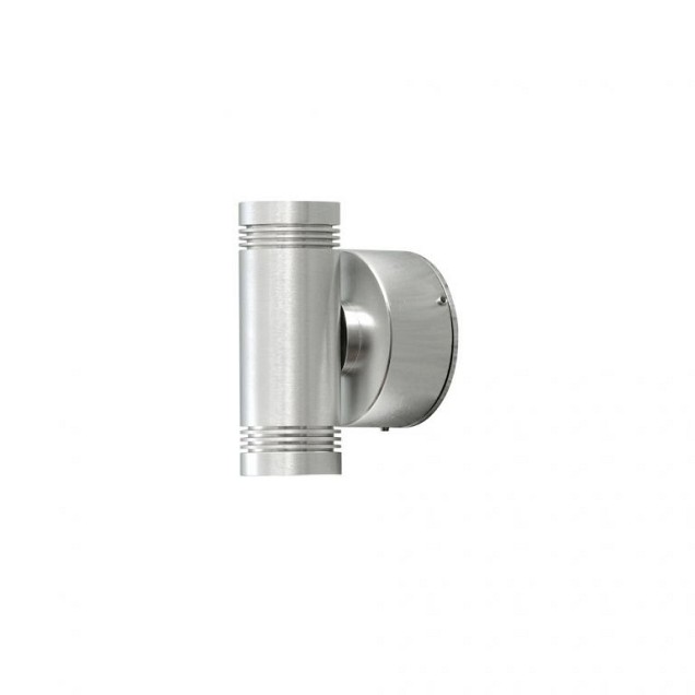 Monza PowerLED 230V wandarmatuur twinspot 12.5cm, Ø 4.5cm, 2x 1W ~