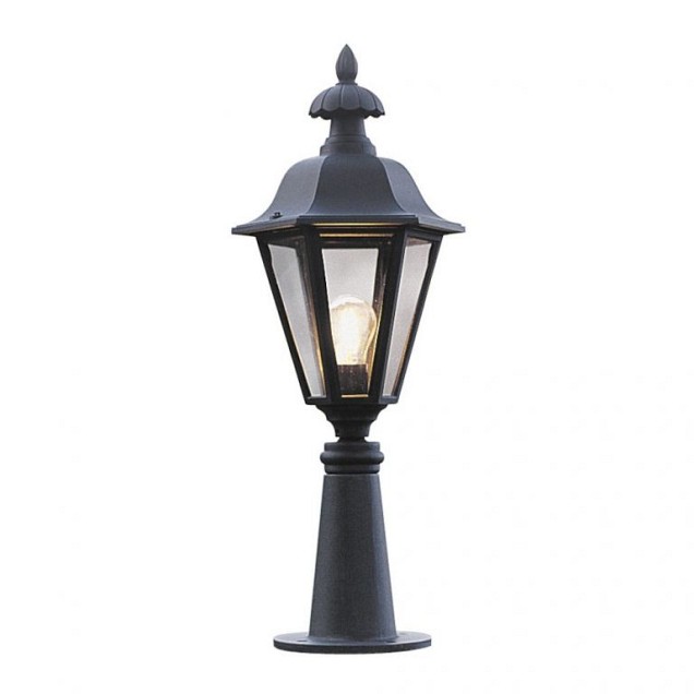 Pallas 230V staand armatuur 1-lichts 41cm excl paal/sokkel, E27 max 60W ~