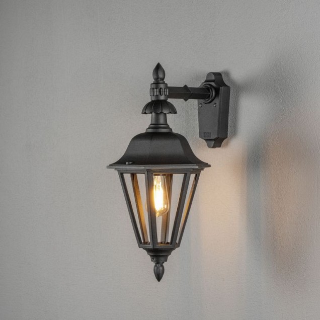 Pallas 230V wandarmatuur neerwaarts 53.5cm, E27 max 60W ~