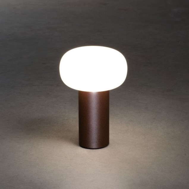 Antibes, draadloze USB oplaadbare LED lounge/tafellamp, USB laadkabel, touch dimmer, 2700/3000/4000K+7 kleuren RGB ~