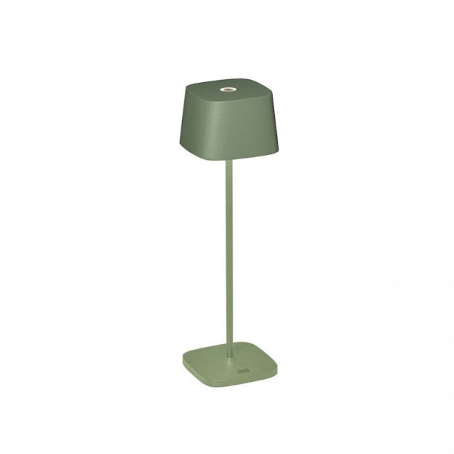 Capri draadloze USB oplaadbare LED lounge/tafellamp vierkant 37cm, IP54, docking station, USB laadkabel, touch dimmer en switch, 2700K of 3000K, 10 LED (extra)warmwit, Lithium batterij, laadtijd 6u, 9u licht op 100%, 20u op 50% ~