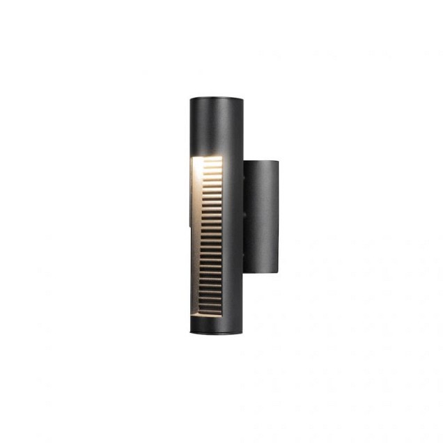 Udine PowerLED 230V wandarmatuur tube, 33cm, 2x6W ~