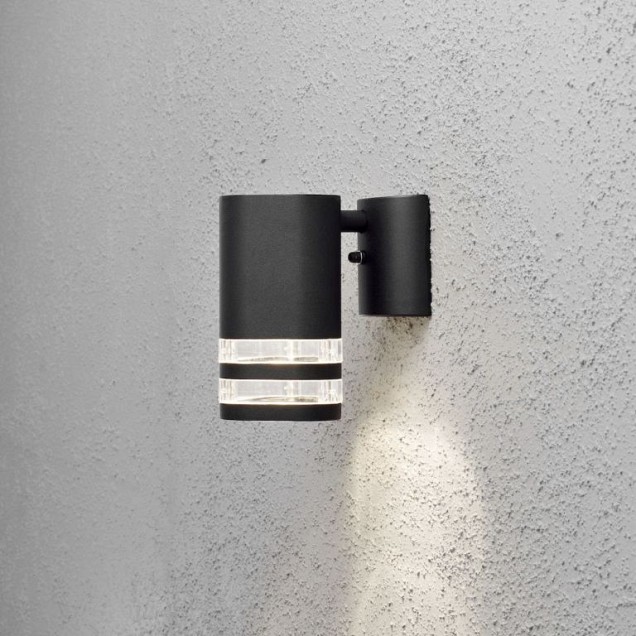 Modena 230V wandarmatuur triade downspot double strip 15.5cm, GU10, max 35W ~