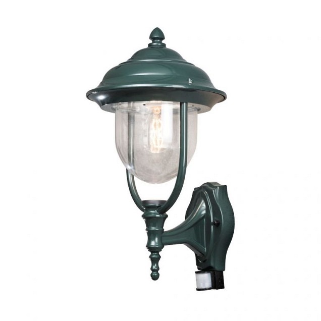 Parma 230V wandarmatuur opwaarts met bewegingsmelder 49cm, E27 max 1x 75W ~